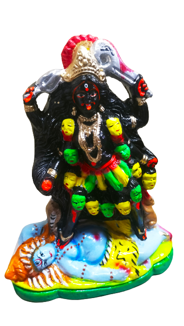 Clay Kali Mata || Kali Mata 23cm || Kali Maa